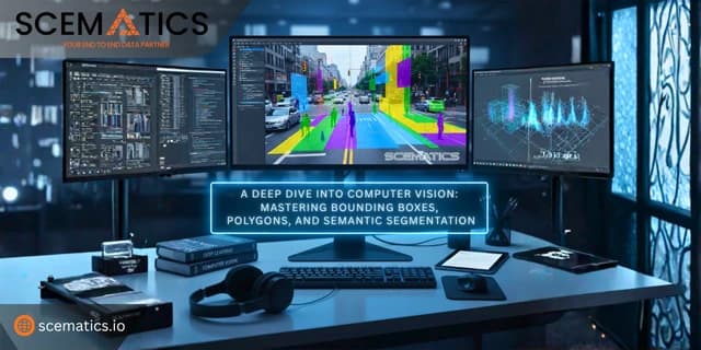 A Deep Dive into Computer Vision: Mastering Bounding Boxes, Polygons, and Semantic Segmentation with Scematics