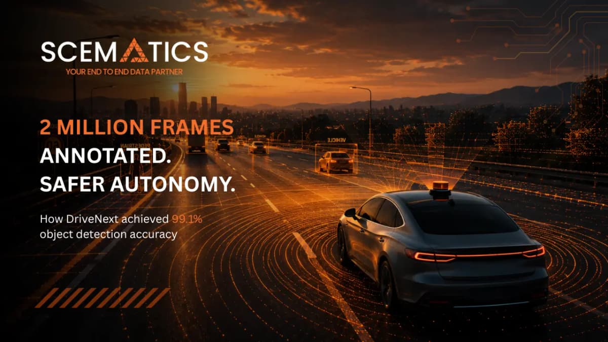 Case Study: How Scematics Annotated 2 Million Frames to Power Safer Autonomous Vehicle Perception Systems