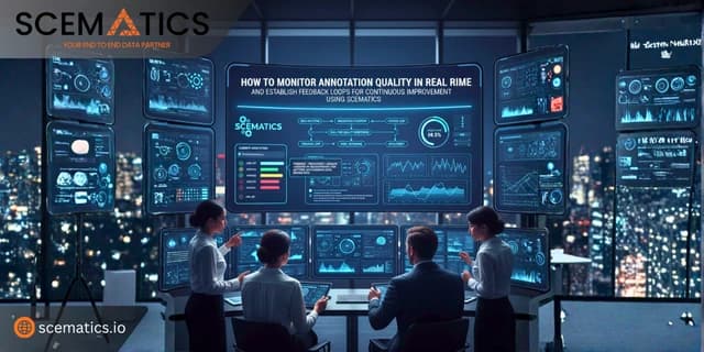 How to Monitor Annotation Quality in Real Time and Establish Feedback Loops for Continuous Improvement Using Scematics